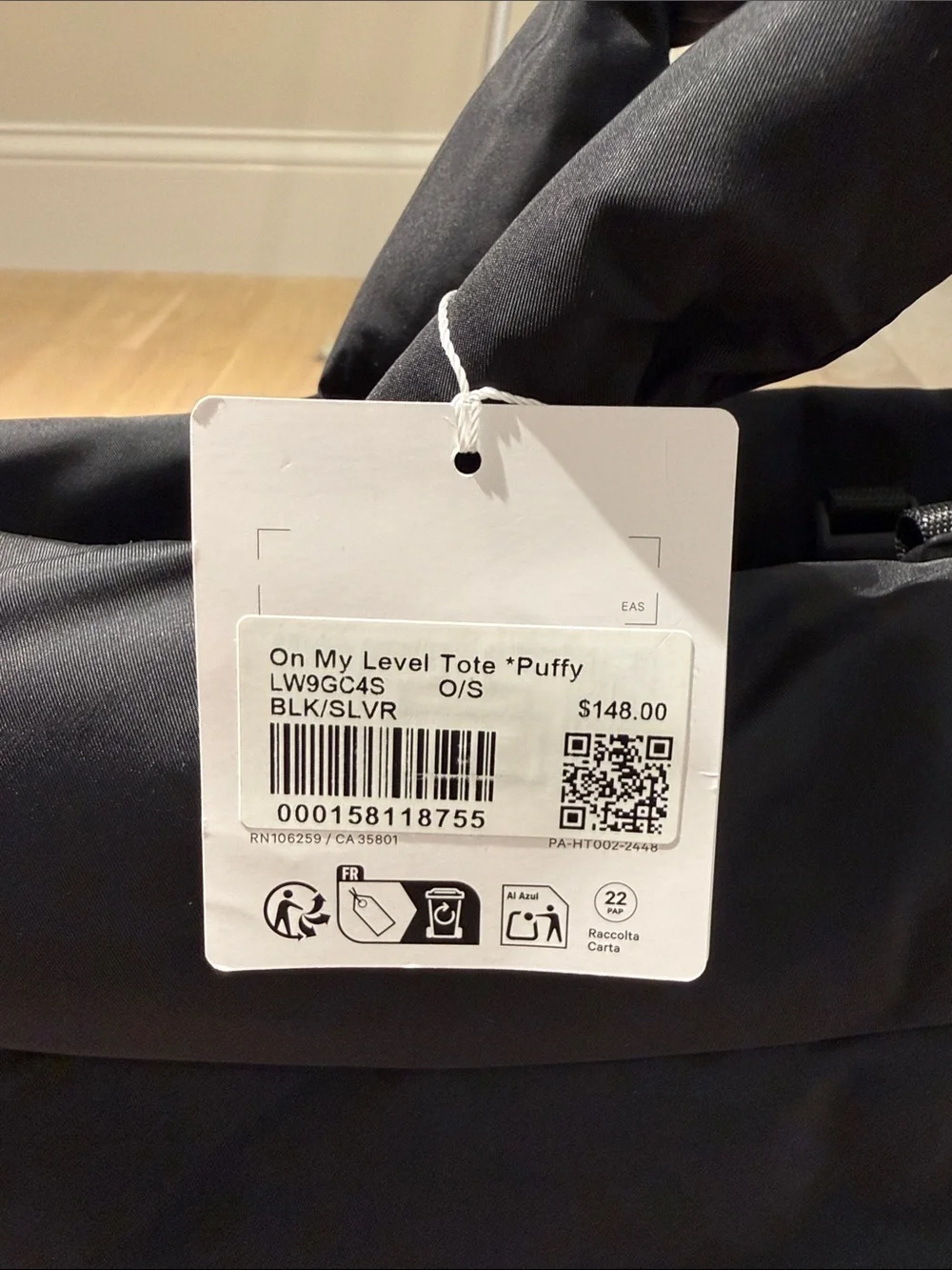 Lululemon tote